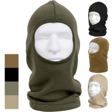 One-Hole Waffle Knit Balaclava   Tactical Face Mask  Head Cover ECWCS Cold Gear
