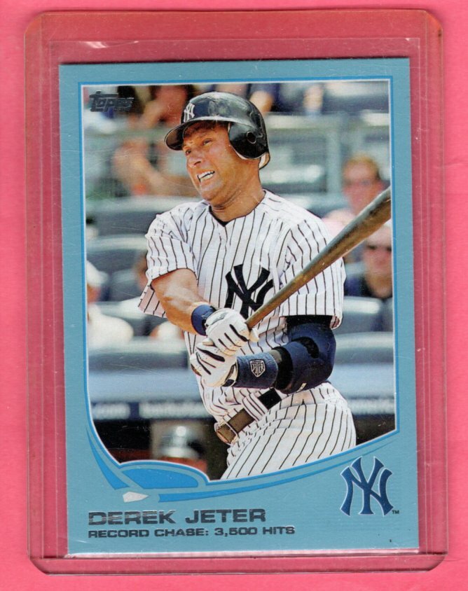 *2013 topps blue Derek Jeter  no.373 new york Yankees