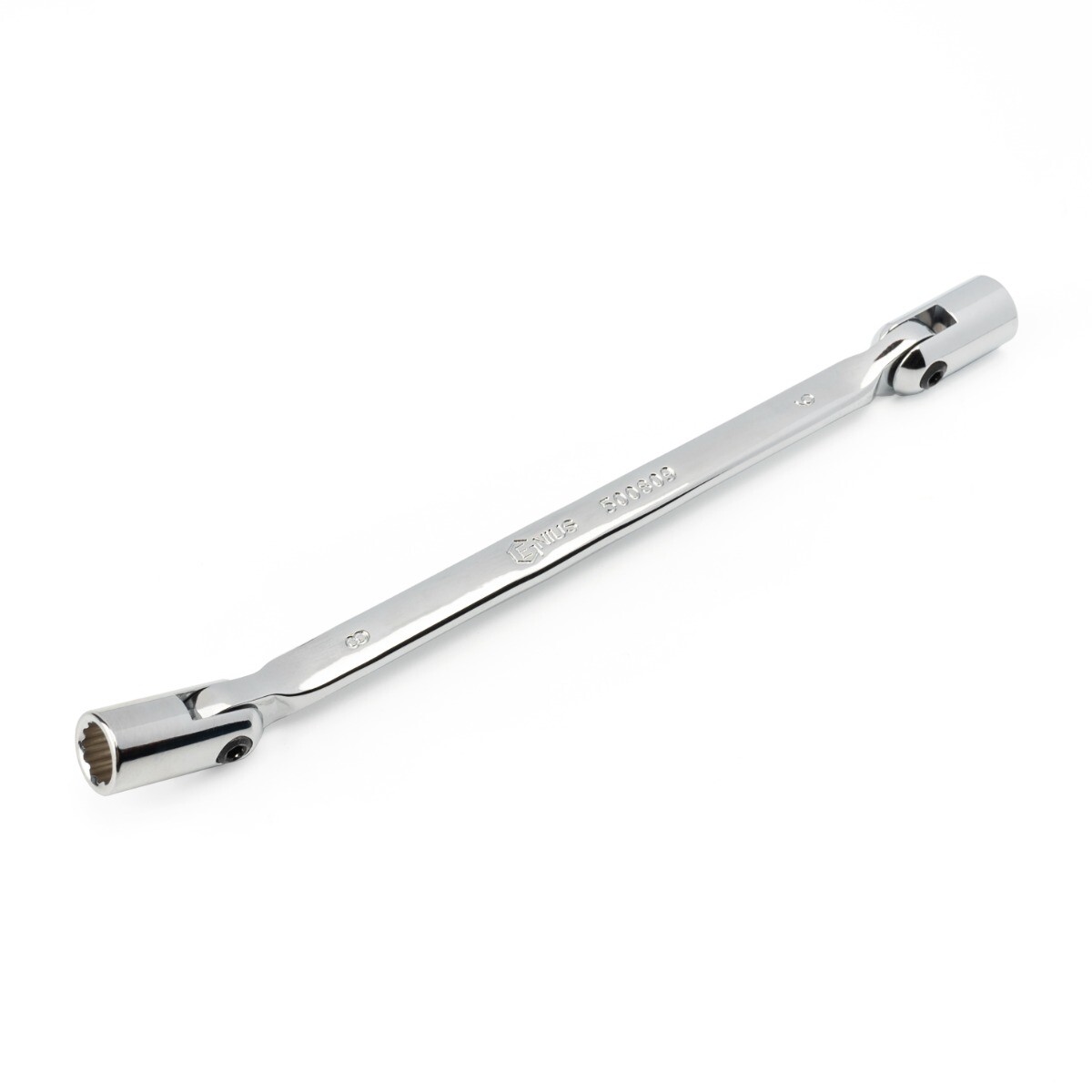 Genius Tools Double Flexible Socket Wrenches -Mirror Finish 8 x 9
