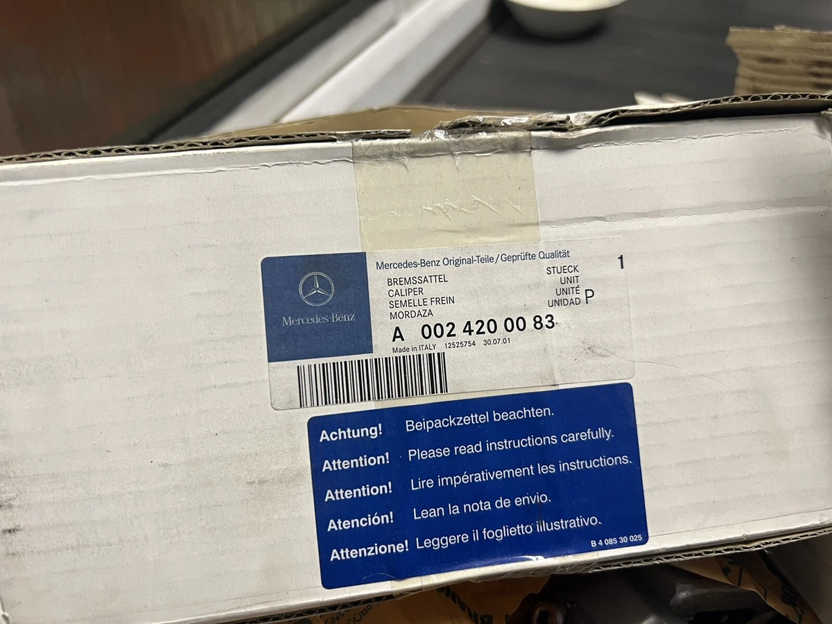 Mercedes W129 W124 500E front brake calipers e500 500e silver | eBay 