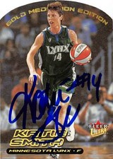 Katie Smith autographed Basketball Card (Minnesota Lynx) 2000 Fleer Ultra #61G