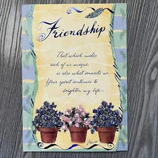 Flavia Weedn Family Trust Friendship Greeting Card Floral Design