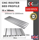 15180 Aluminium Extrusion Profile T-Slot Plate 15x180mm Workbench CNC Table Bed