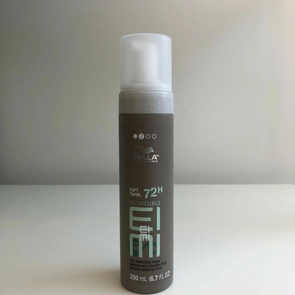 Wella EIMI Nutricurls Soft Twirl 72h Espuma Anti-Frizz 6.7 OZ Nueva Fresca Foto 2 de 2