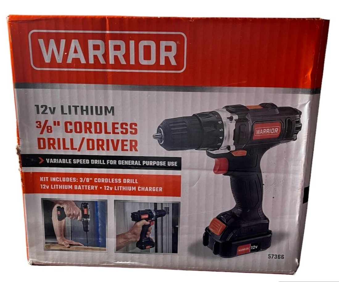 12V Cordless 3/8 Drill/Driver Kit, 40 OFF