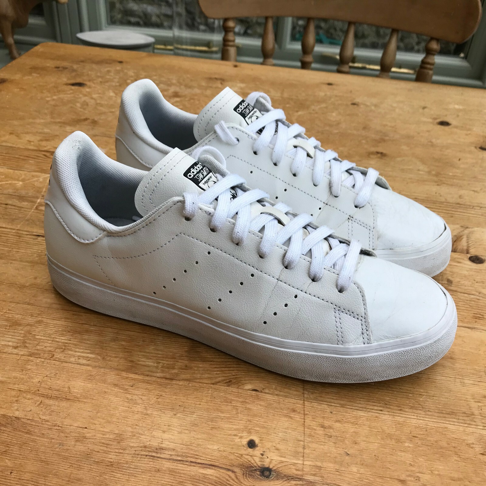 adidas white lace shoes