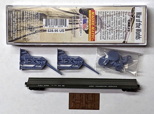 MTL Micro-Trains 13900031 EE. UU. 2465 WoW coche plano con cañones | Zustand: New