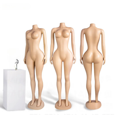 Plastic Female Mannequins Big breasts Big Ass Sexy Girl Manikin Clothing  Display