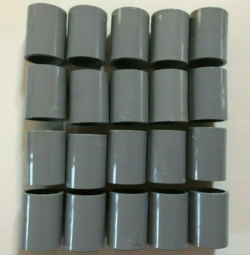 PVC Schedule 40 1" Diameter Straight Coupling QTY:20