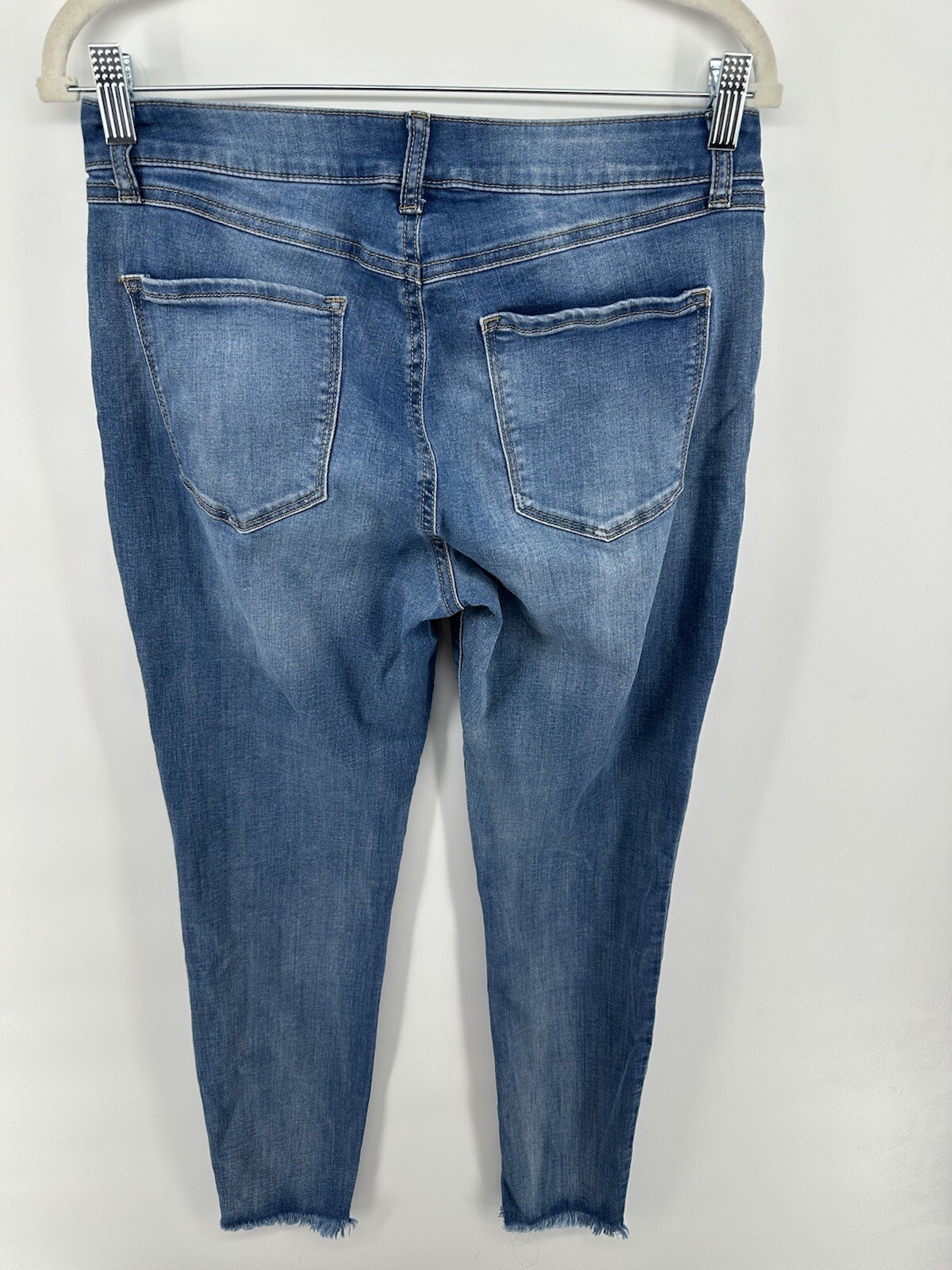 Rewash Jeans Mid Rise Distressed Blue Size 30 #C1
