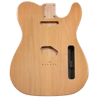 Natural Finish Telecaster Compatible Guitar Body - 2 Piece USA Alder