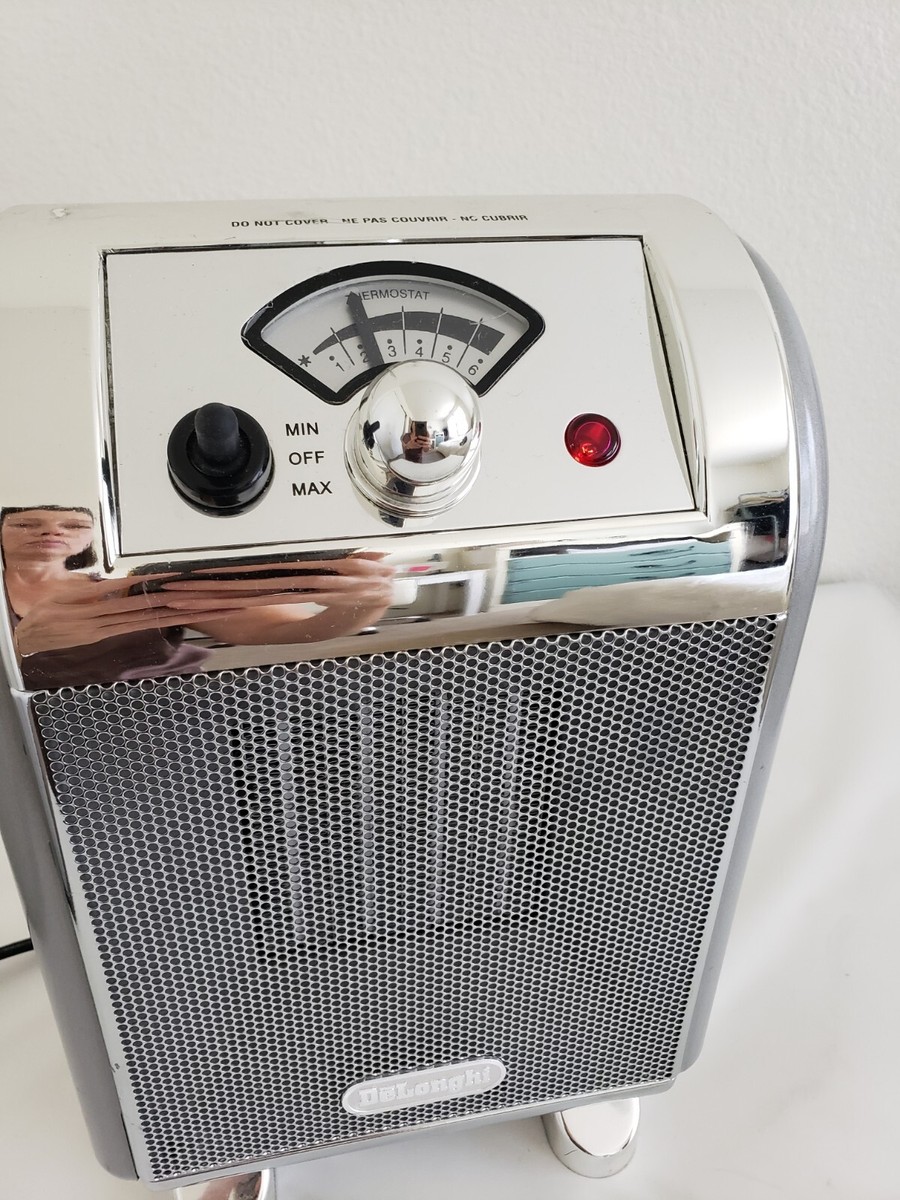 DeLonghi Portable Vintage Metal Space Heater RCH150 Air Heater