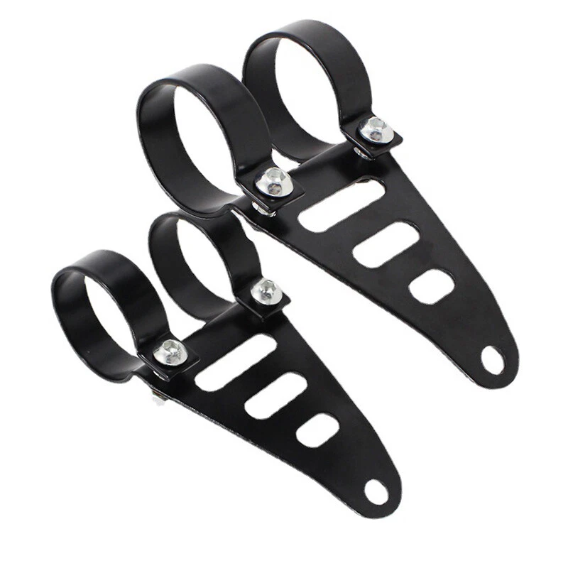 41mm-43mm Moto Horquilla Delantera Faros Soporte Faros Abrazaderas de Montaje Foto 4 de 4