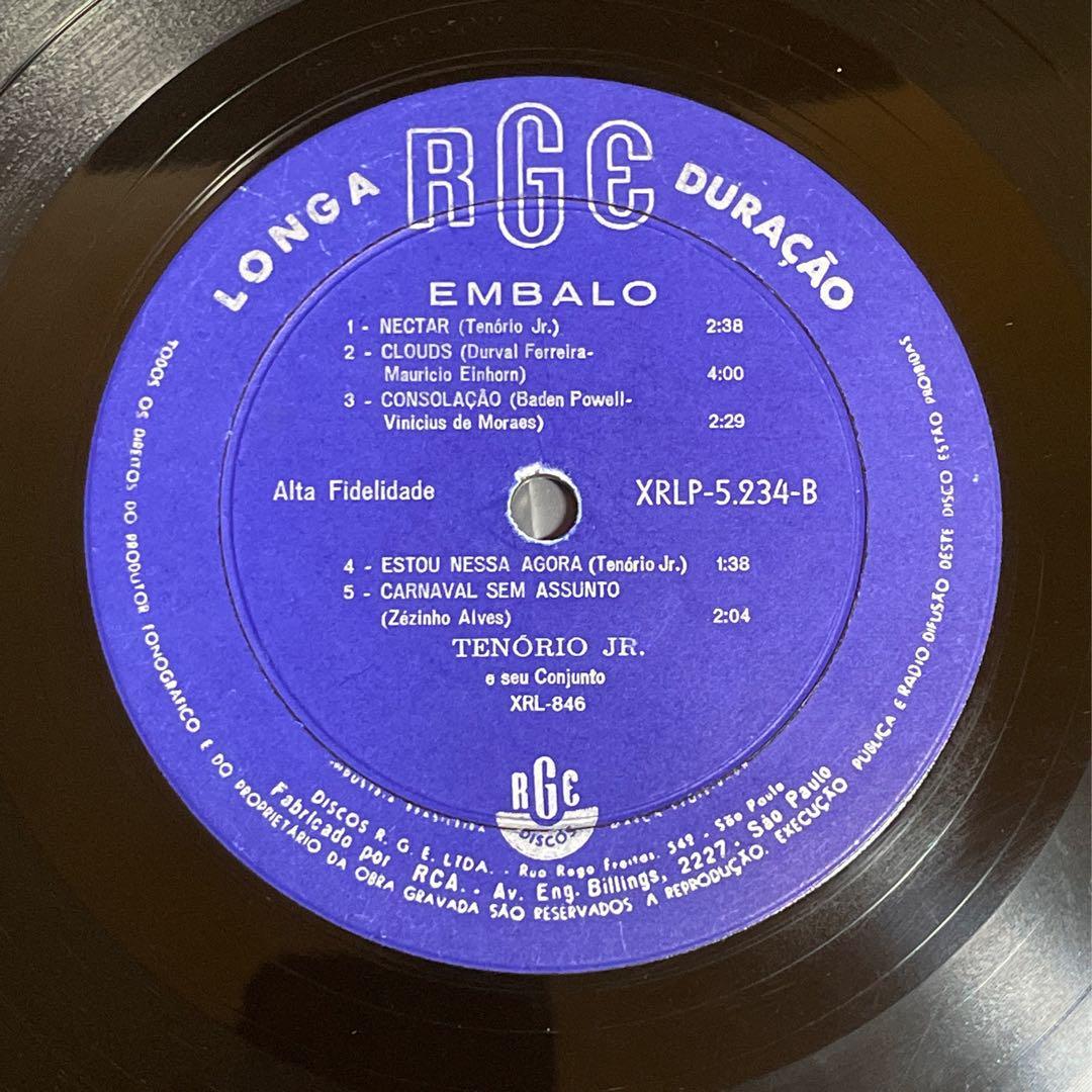 【プロモ】TENORIO JR EMBALO BRAZIL ORIG mono Tenorio Jr. – Embalo – Vinyl LP/CD – Mr Bongo USA