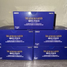 One Piece Card Game - OP14 The Azure Sea's Seven Booster Box UNSEALED IN HAND