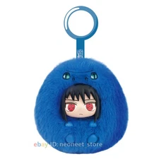 Authentic EAKI Naruto Blind Box Cute Dudu Plush Keychain Figure Uchiha Sasuke