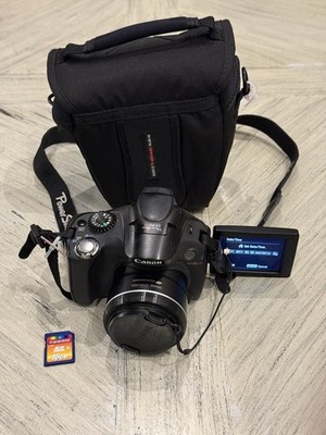 CANON PowerShot SX30 IS Digital Camera - 14.1MP + Case Tested - No