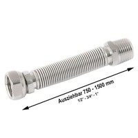 Edelstahl Wellrohr Dehnbar Ig/Ag – 750–1500 Mm Flexrohr