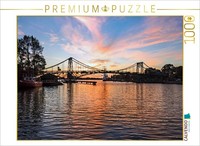 Calvendo Puzzle Kaiser Wilhelm Bridge At Sunset | 1000 Pieces, Finished Size 25.