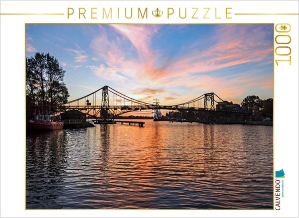 Calvendo Puzzle Kaiser Wilhelm Bridge At Sunset | 1000 Pieces, Finished Size 25.-image