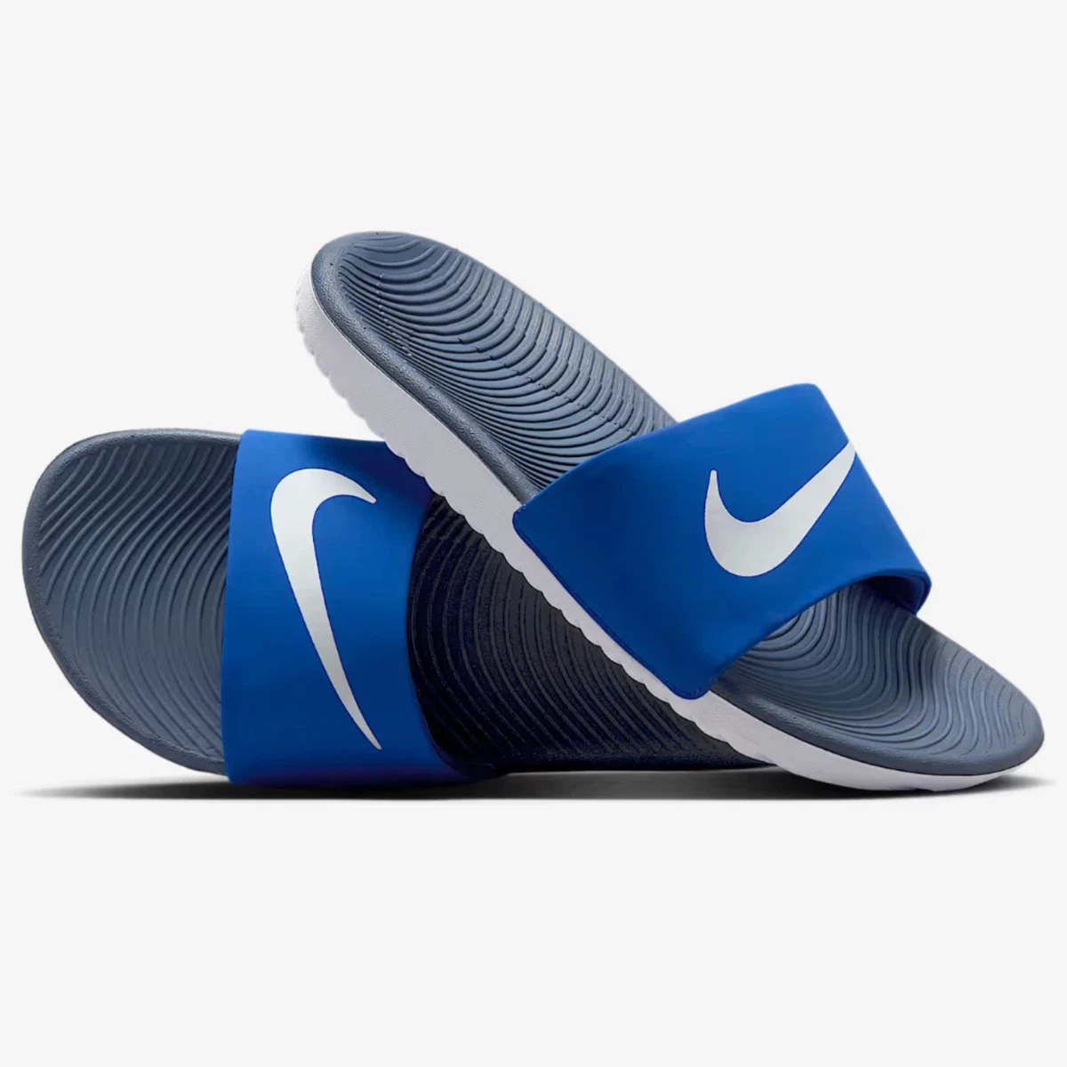 NIKE KAWA SLIDE MIDNIGHT NAVY/WHITE #832646-400 US MEN\'S SIZE 15 Nike Kawa Sandals for Men for sale | eBay main image 3
