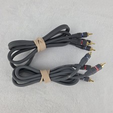 Set of 2 Monster Interlink 100 RCA Stereo Aud...