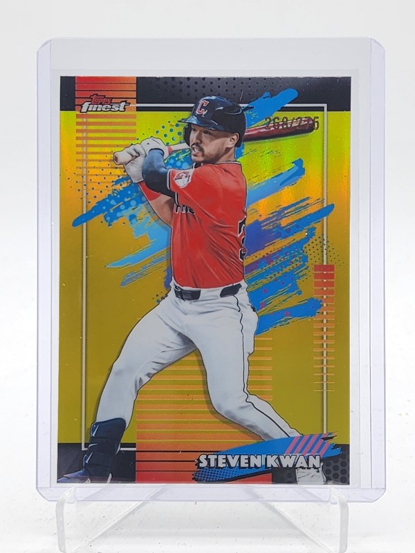 STEVEN KWAN 2026 TOPPS FINEST UNCOMMON YELLOW #132 /275 GUARDIANS Q6230