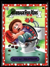 2026 Topps Garbage Pail Kids Valentine's Day #9b Butt Bit Brandon Red Heart