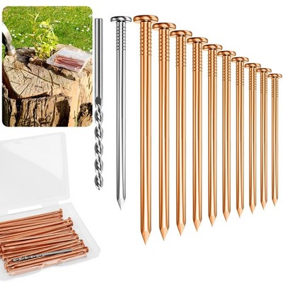 UCandy 4'' Copper Nails for Killing Trees Stump Root, 20 pcs 4 ''-20PCS 