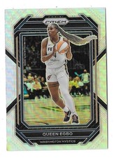 2023 PANINI PRIZM WNBA BASKETBALL #78 QUENN EGBO SILVER PRIZM PARALLEL,MYSTICS