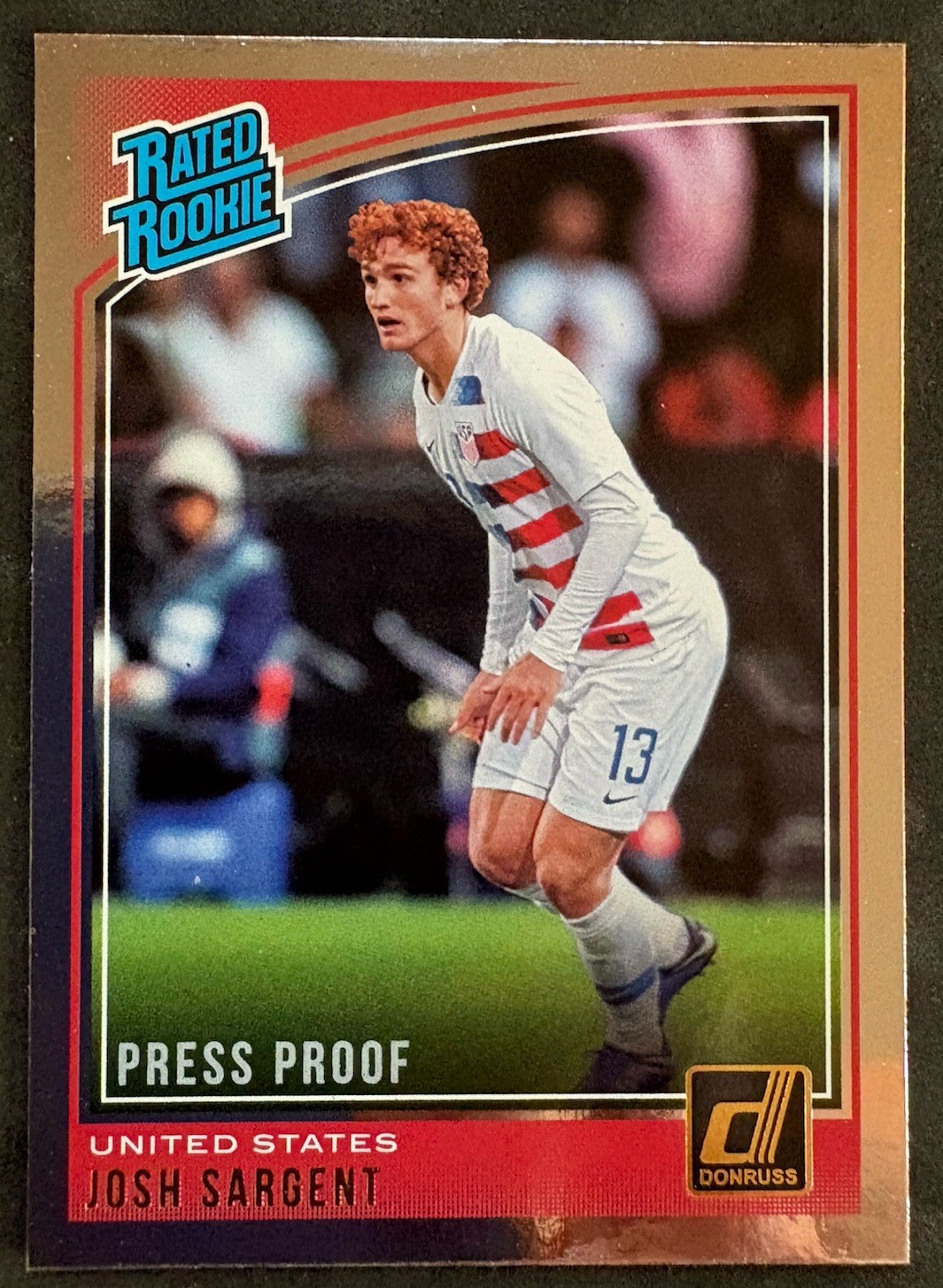 2018-19 Panini Donruss - Rated Rookie Josh Sargent #200 Press Proof Silver (RC)