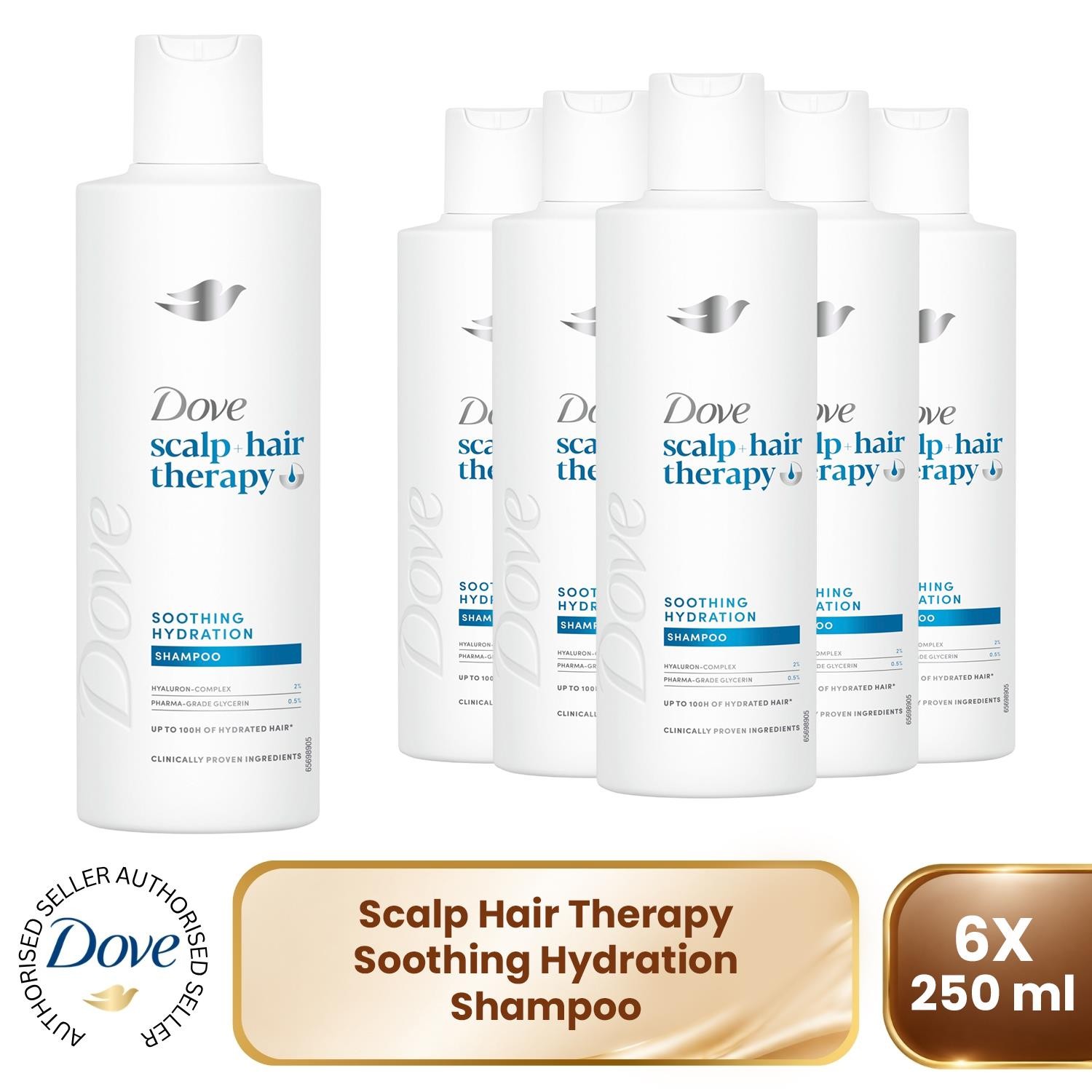 Dove Scalp+ Hair Therapy Soothing Hydration Shampoo or Conditioner 250ml - Image 7
