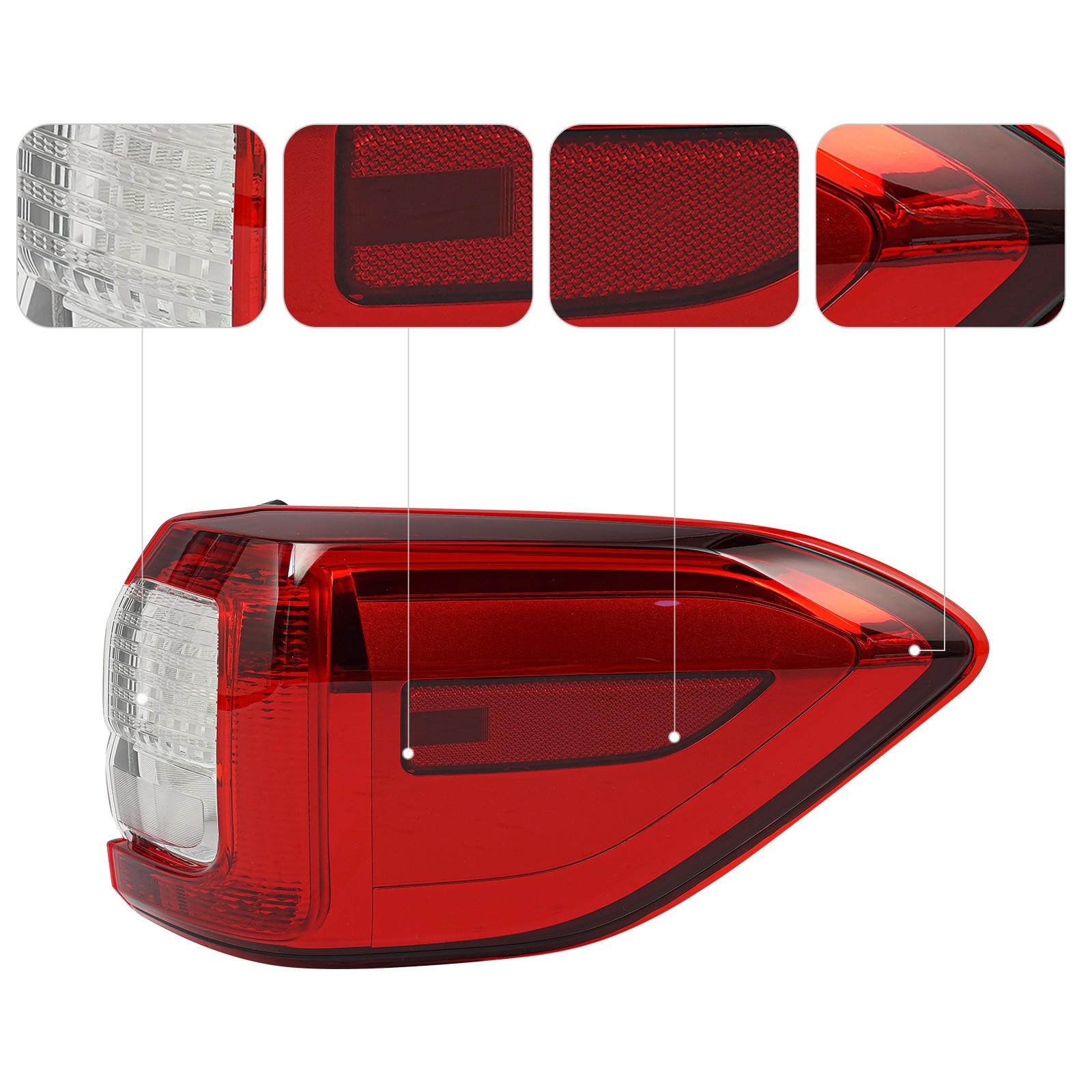 Right LED Tail Light Rear Outer Taillight For 2019-2023 Subaru Ascent Rear Lamp