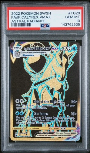 PSA 10 GEM MINT Shadow Rider Calyrex VMAX Astral Radiance TG30/TG30 Pokemon