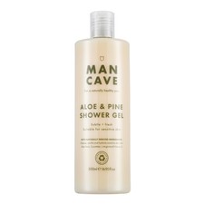 Image of ManCave Aloe and Pine Mens Shower Gel 500 ml Body Wash Natural Ingredients Vegan