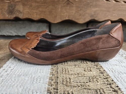 Report Footwear Gallant scarpa donna zeppa tacco misura 7,5 pelle scamosciata marrone - Foto 7 di 15