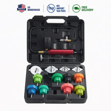 Vevor 14pc Radiator Coolant Pressure Tester Kit Leak Detector Auto Cooling Tool Vevor 14pc Radiator Coolant Pressure Tester Kit Leak Detector Auto Cooling Tool