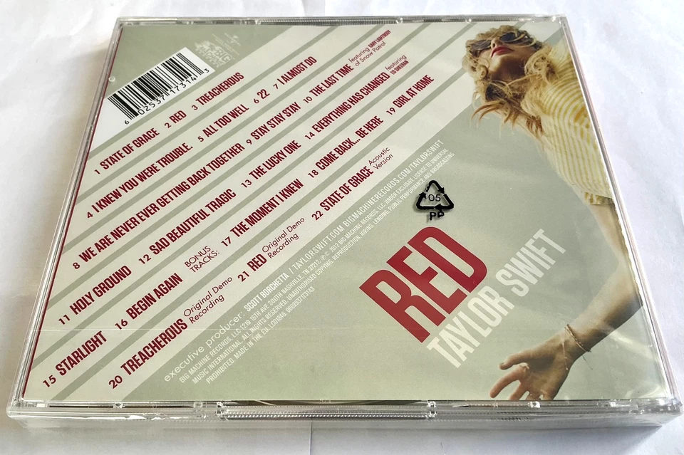 Taylor Swift - Red (2012) Deluxe Edition with Bonus Tracks NEW 2 x CD (sealed) - Image 3 of 4