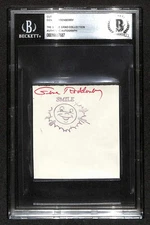 Gene Roddenberry Star Trek Creator Signed Cut BECKETT Autograph