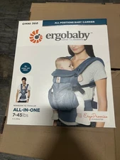 Ergobaby Omni 360 All-In-One Cool Air Baby Carrier Oxford Blue
