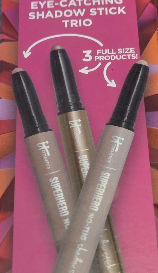 IT 3 FULL SIZE BEAUTIFUL COLORS EYESHADOW STICKS GREAT BRAND..love It - Image 2 of 3