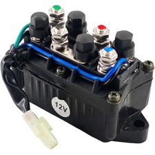 12v Winch Solenoid Relay Switch Assembly 6639-894 For Arctic Cat Atv Warn Winch