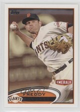 2012 Topps Emerald Nuts San Francisco Giants Freddy Sanchez #SF27 0p3