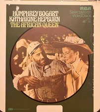 Vintage RCA SelectaVision CED VideoDisc The African Queen Humphrey Bogart