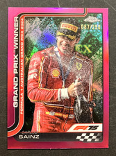 087/250 Pink Refractor Carlos Sainz #95 Ferrari - 2025 Topps Chrome Formula 1 F1
