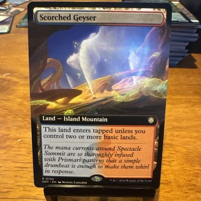 #ad Scorched Geyser Extended Art Commander: Secrets of Strixhaven Regular $3.66