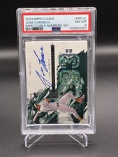 2024 Impeccable - Numbers Signature Auto /33 Jose Canseco INS-JC PSA 8