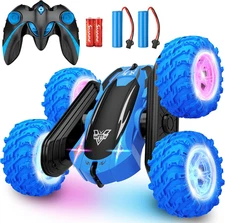 RC Stunt Car 2.4Ghz Double Sided 360 Flip LED Light off Road Toy Gift