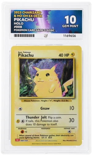 ACE 10 - Pikachu - 008/034 - Charizard & Ho-Oh ex Deck - Pokemon
