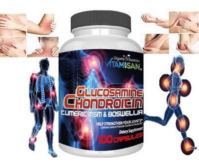 Organic Supplements Joint Support Turmeric Glucosamine Anti Inflammatory support